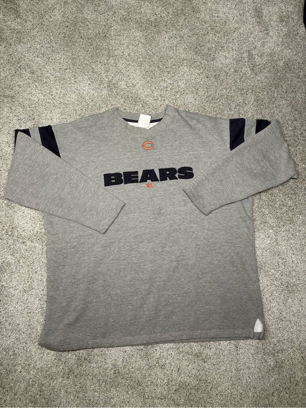 NFL Chicago Bears Sweatshirt Gray XXL Old